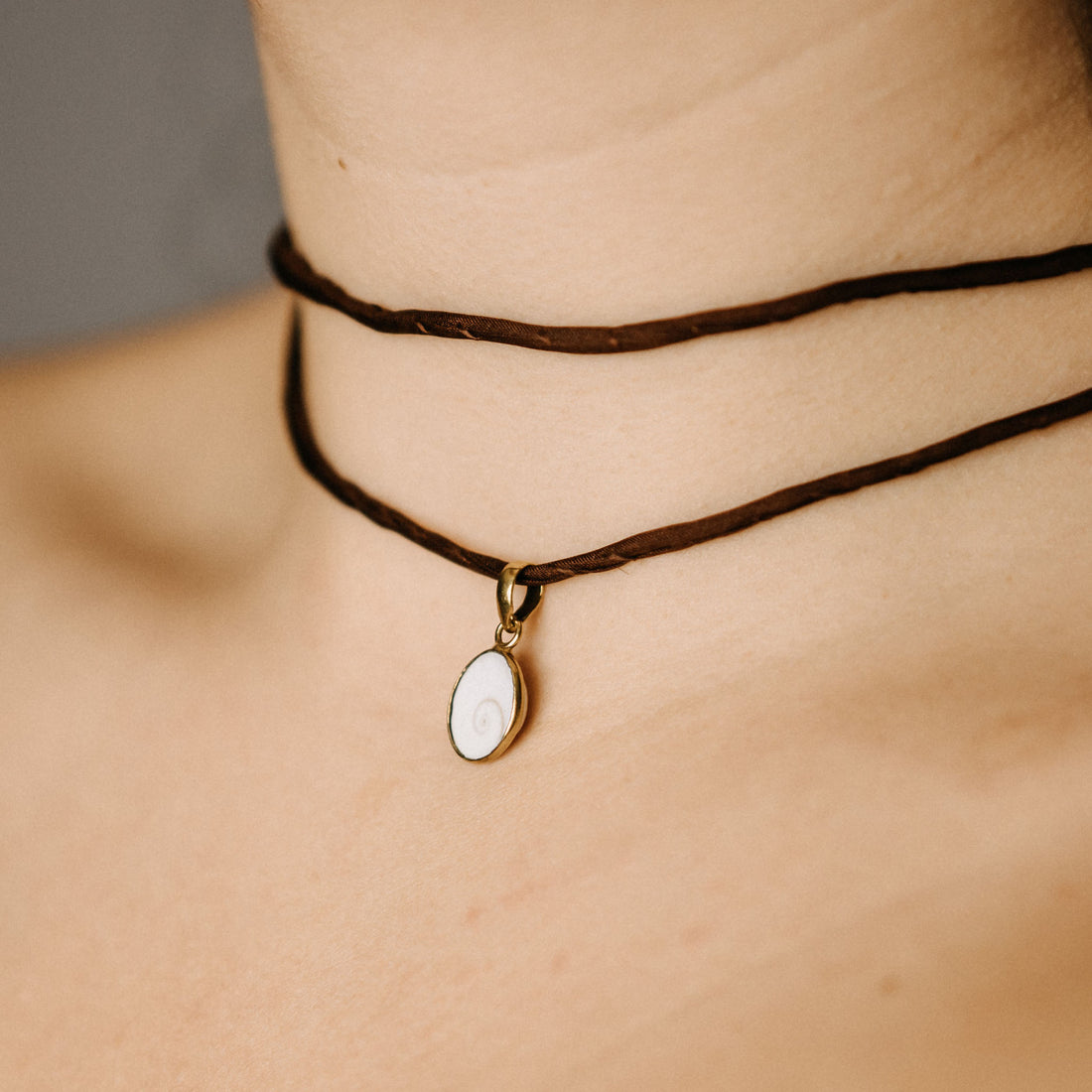 Operculi Small Gold/Silver Pendant