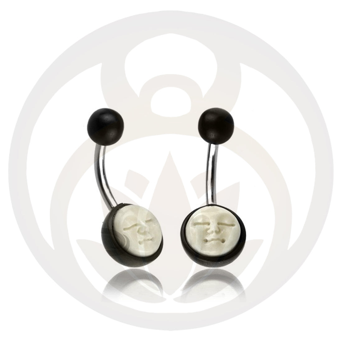 Belly Button Piercing Arianrhod Wood Bone