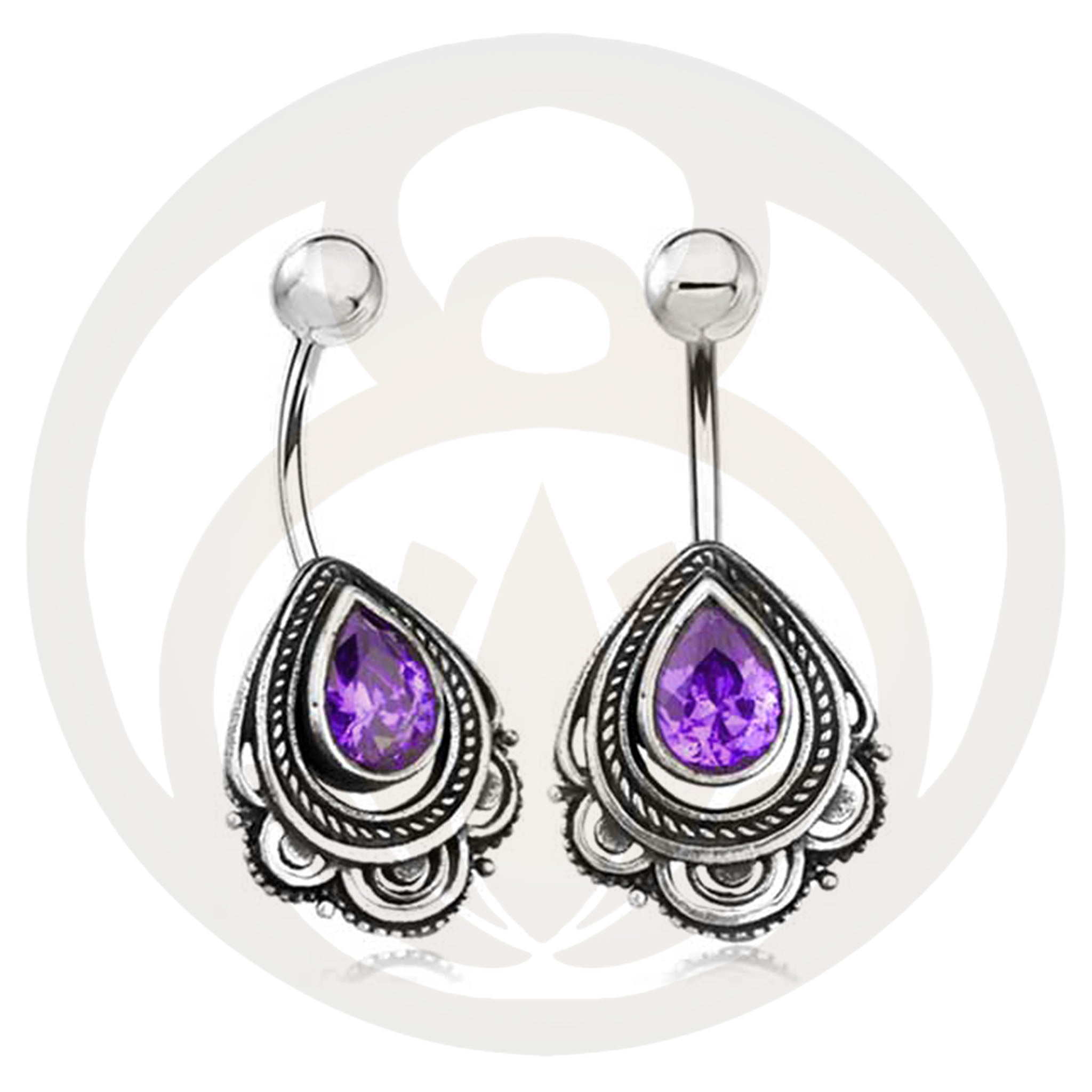 Belly button piercing Tomma silver