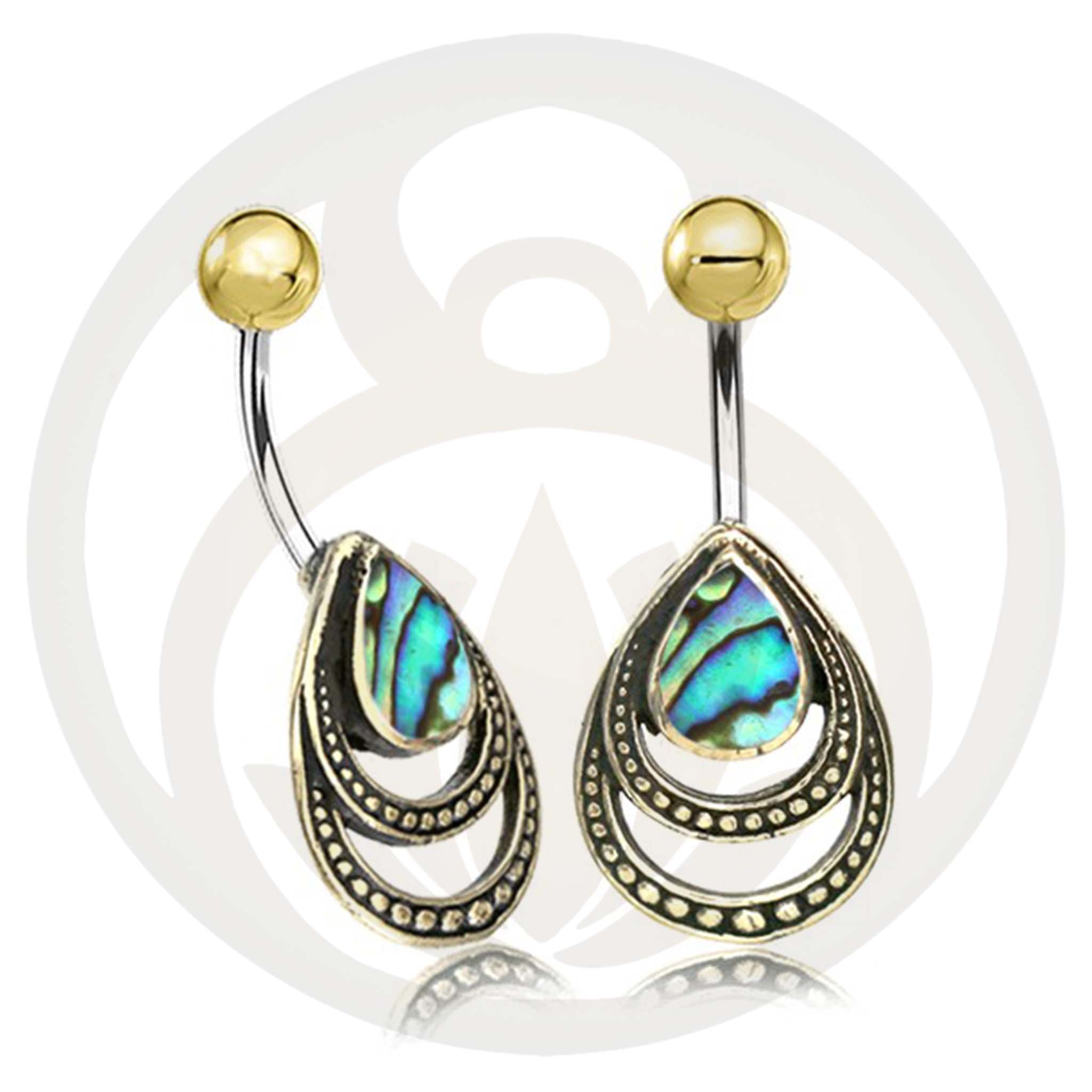 Belly Button Piercing Ragnarök Gold Healing Stone