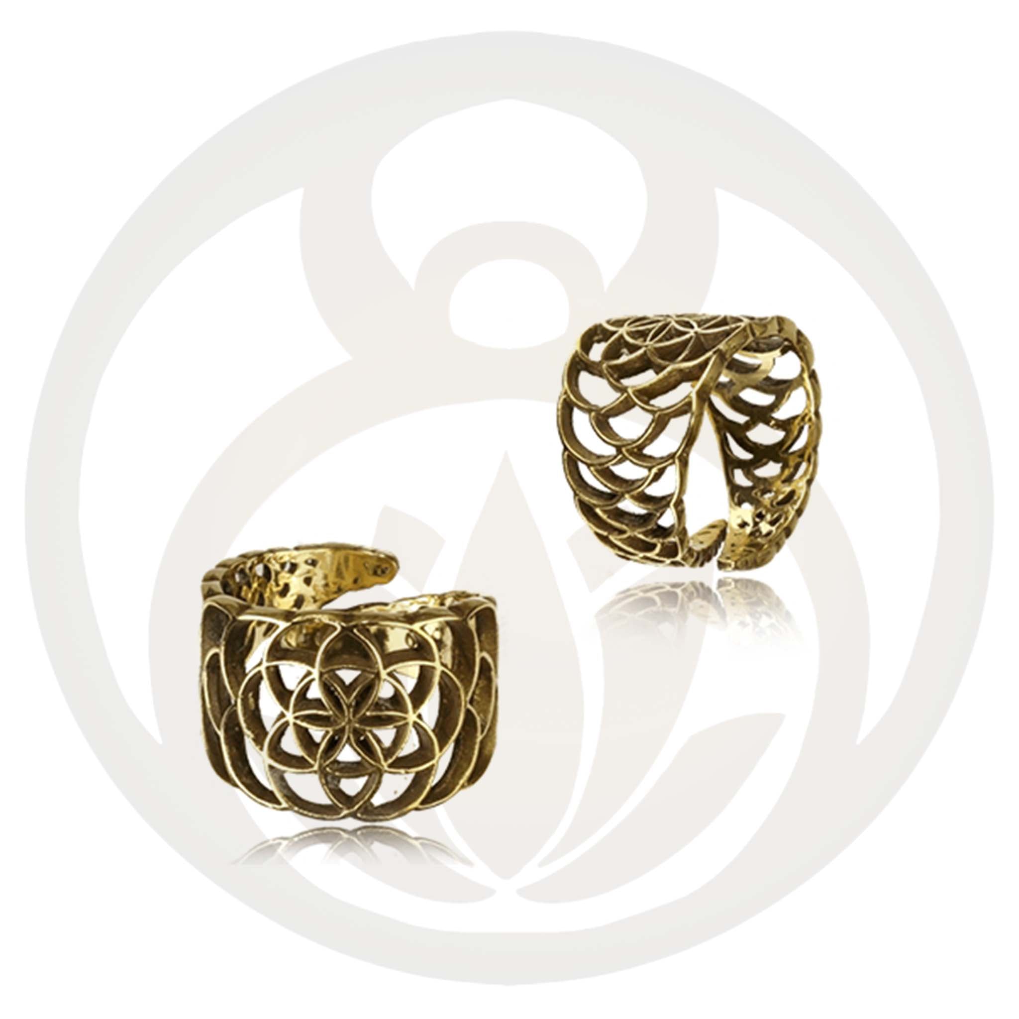 Finger Ring Flower of Life