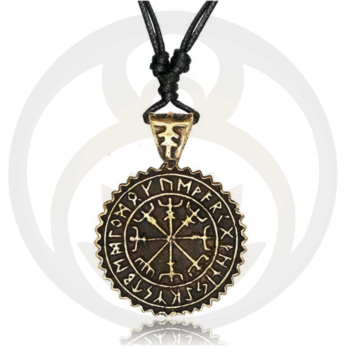 Necklace Vegvisir Plate Gold / Silver