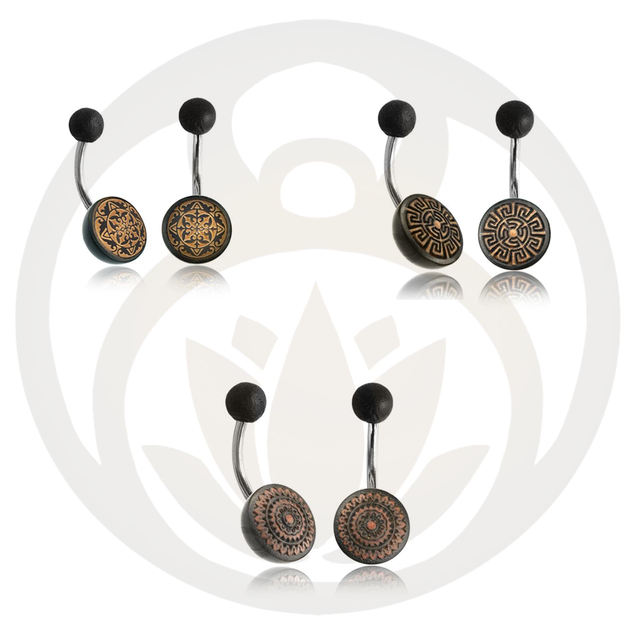 Belly Button Piercing Gunvald Wood Sacred Geometry