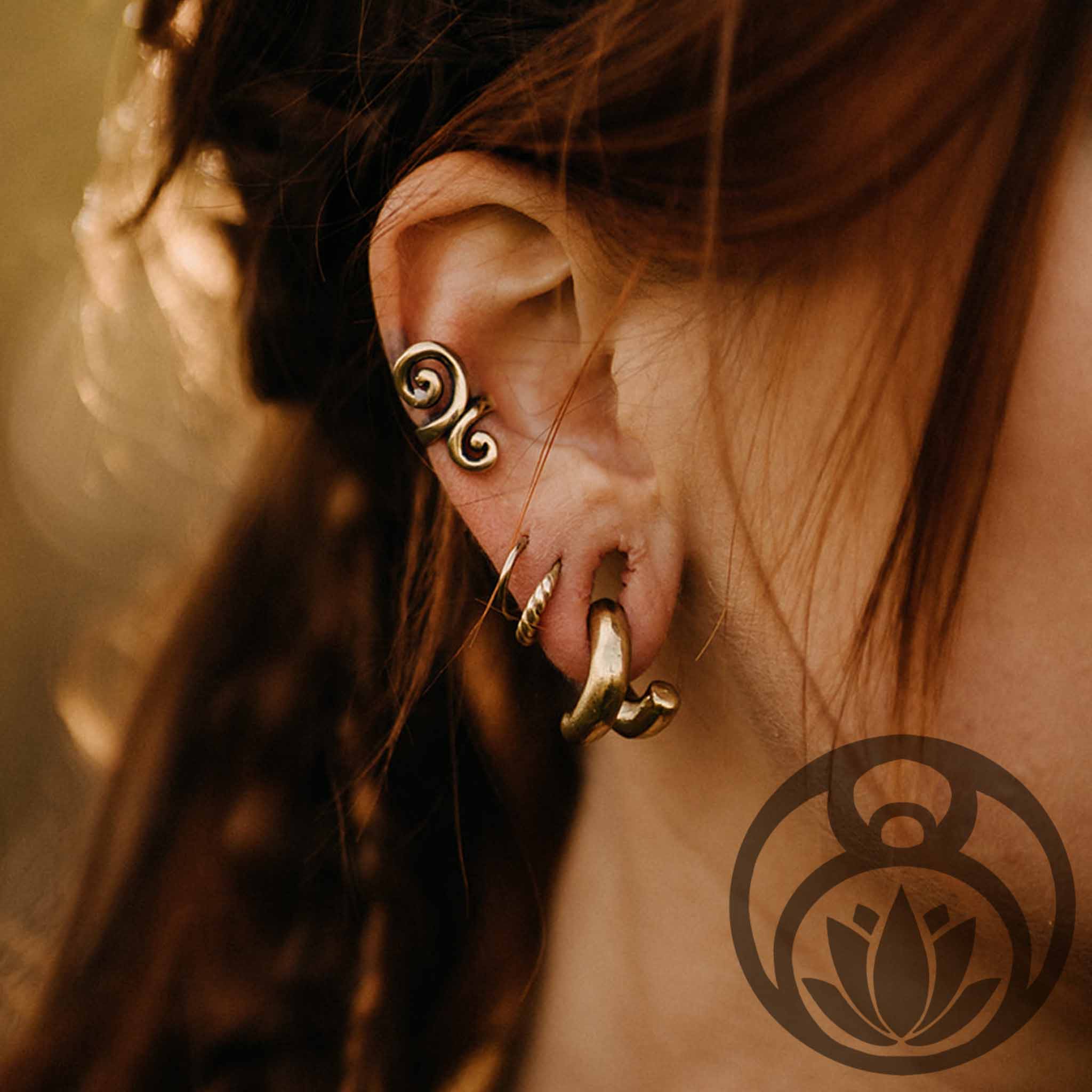 Gold ear clearance weights