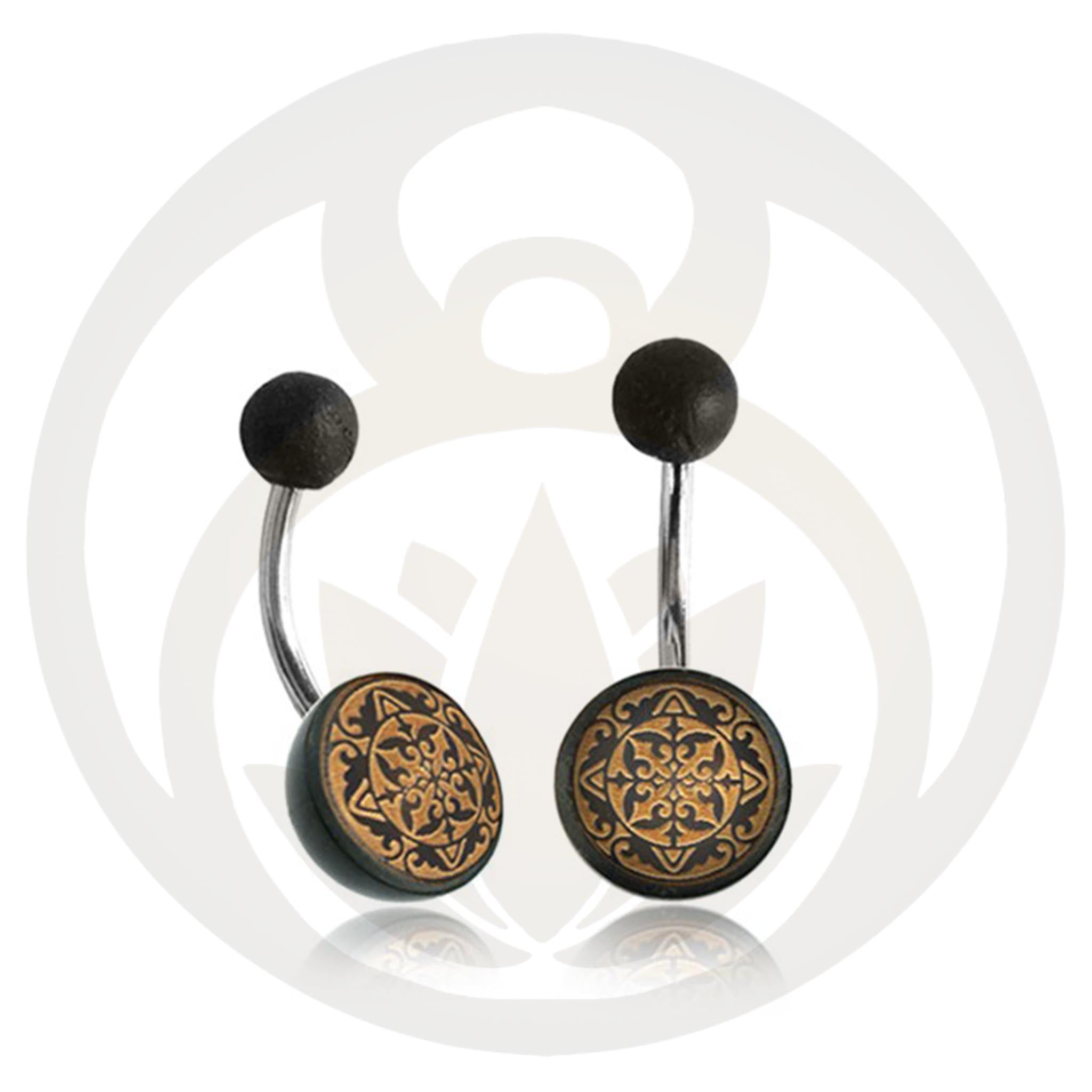 Belly Button Piercing Gunvald Wood Sacred Geometry