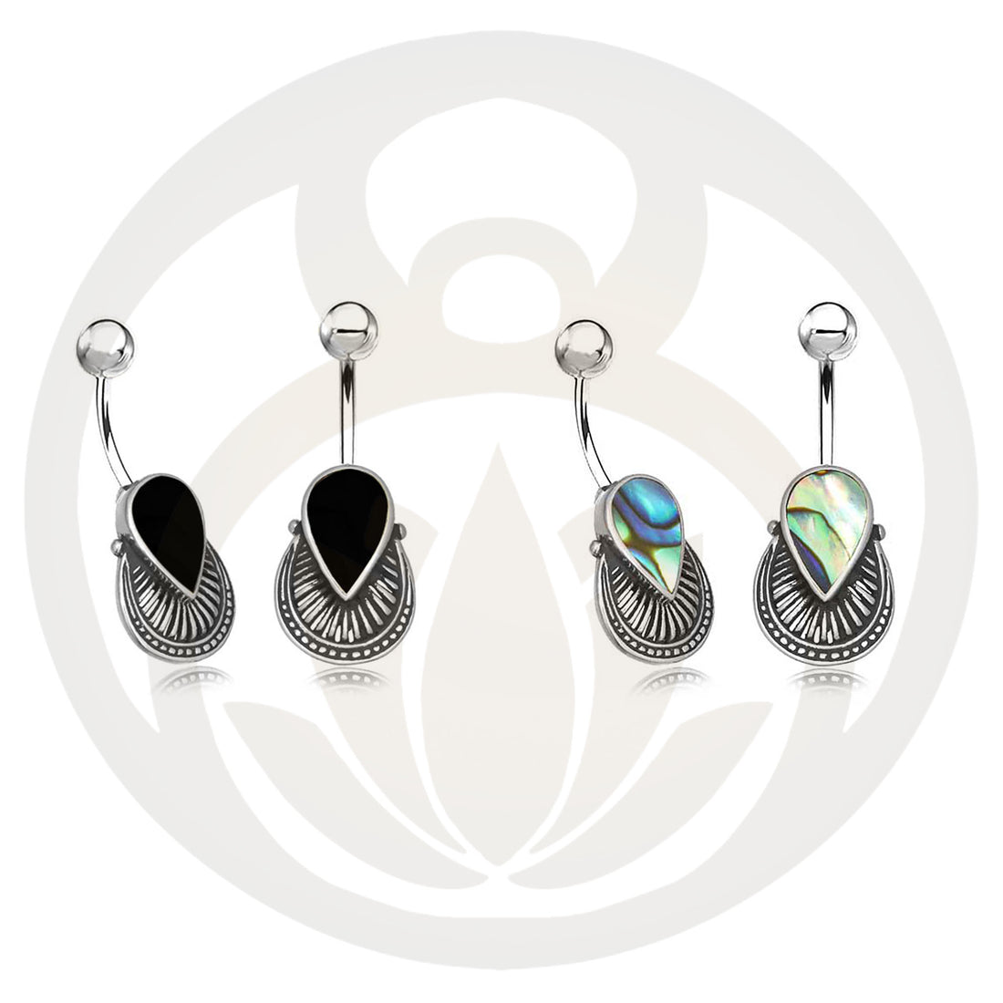 Belly button piercing Svea silver 