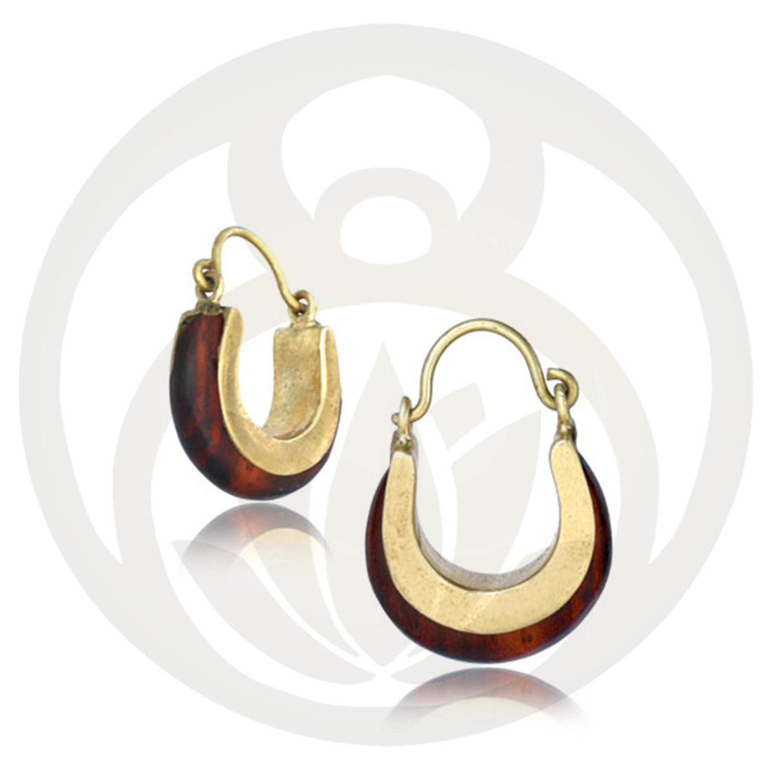 Ohrringe Mamertus Holz