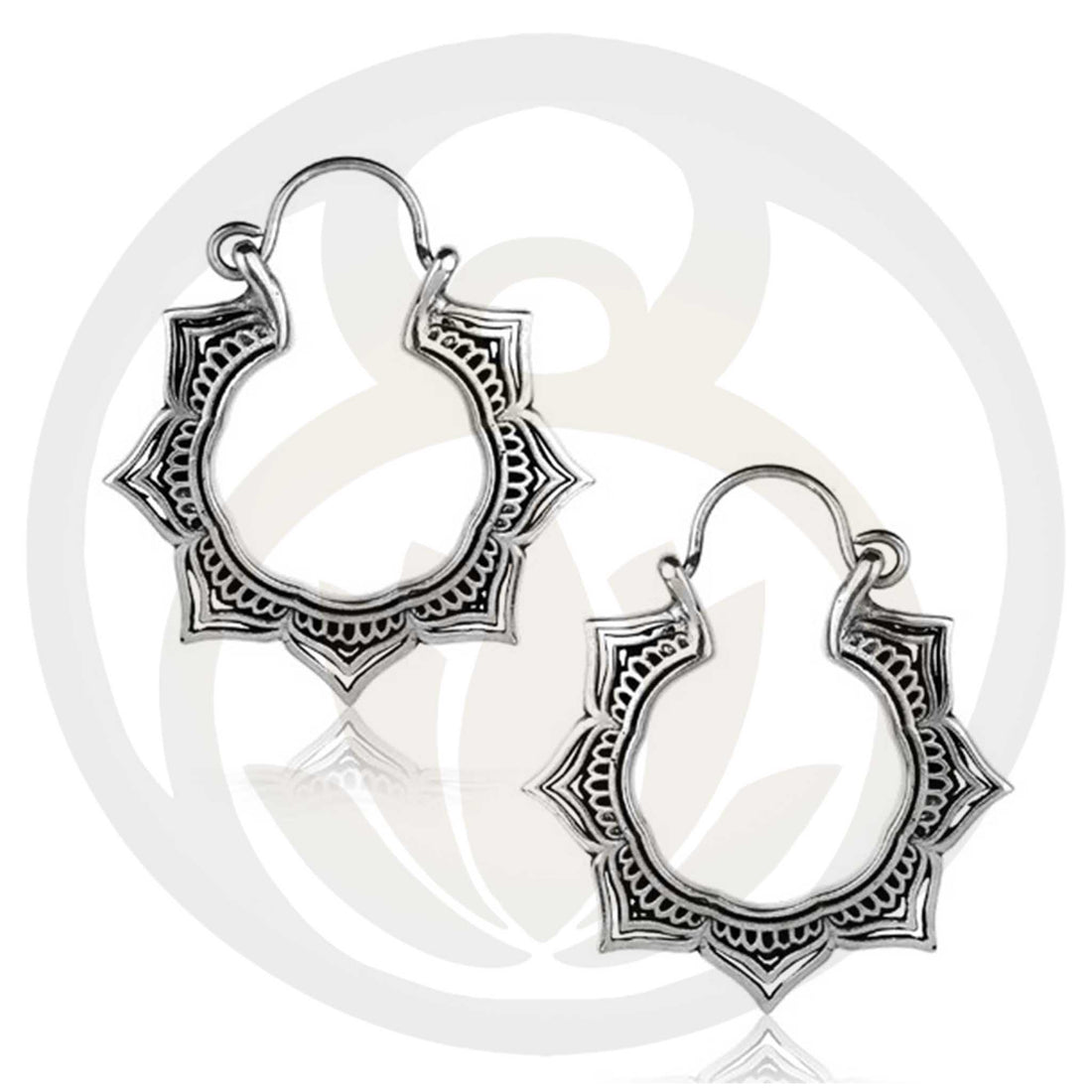 Silver earrings