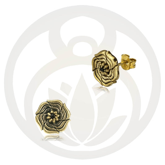 Ohrstecker Goldenes Rad