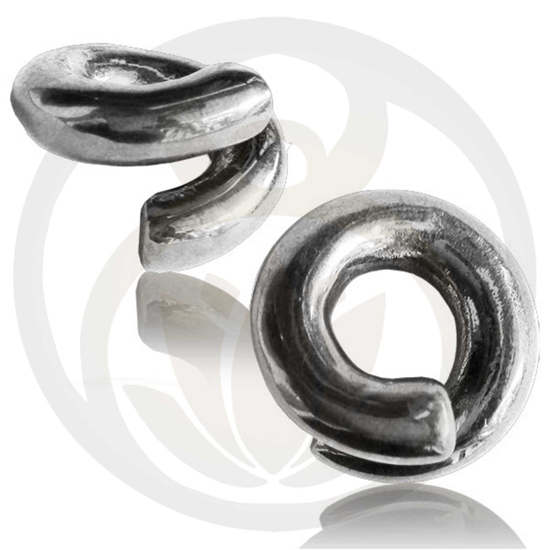 Minimal Hoops Silver