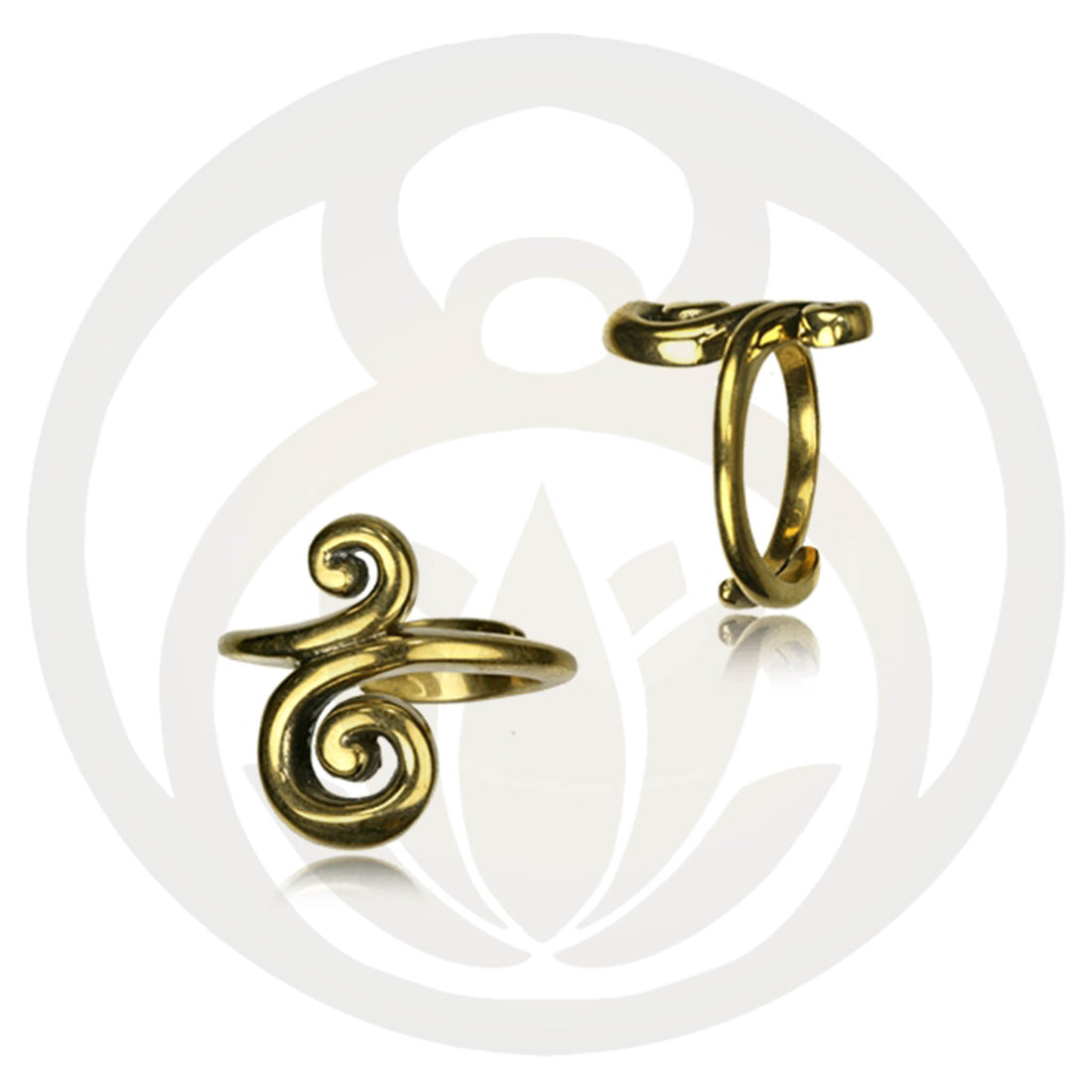 Anillo De Dedo Espiral Grande